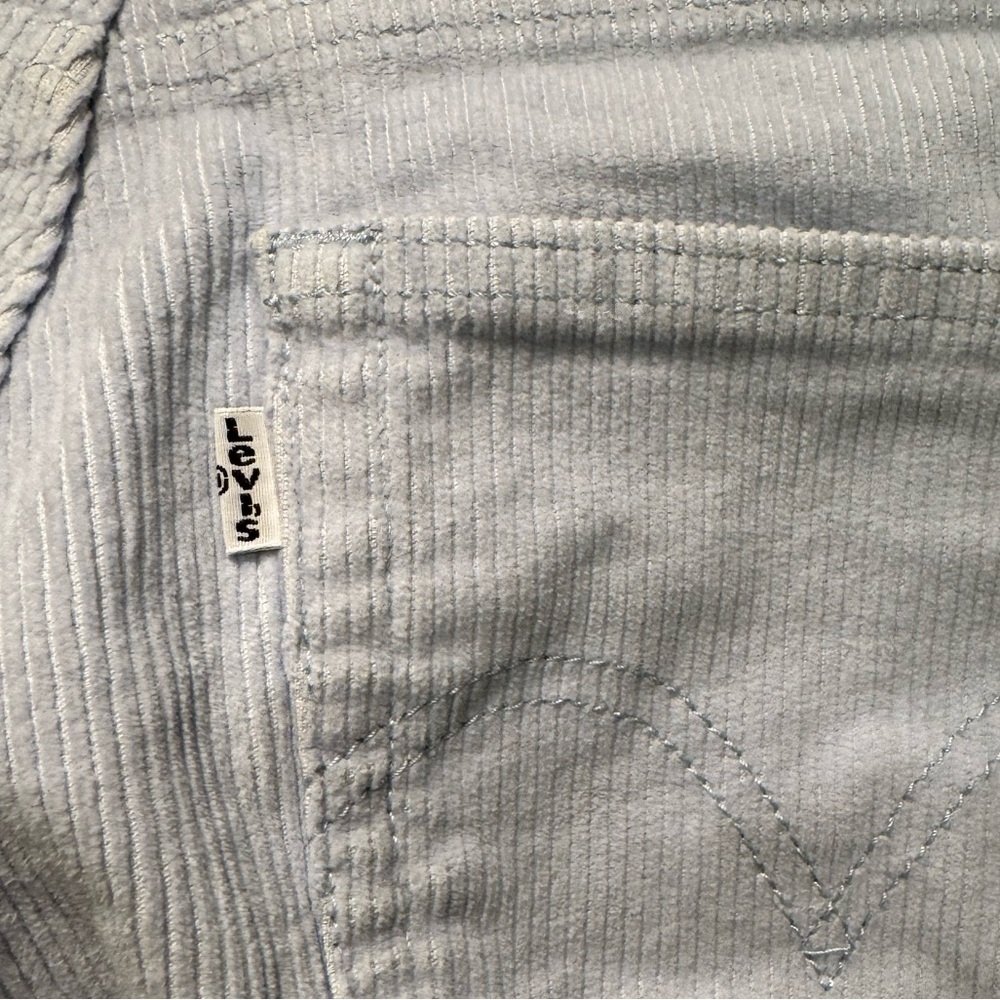 Baby blue High Waisted Cords